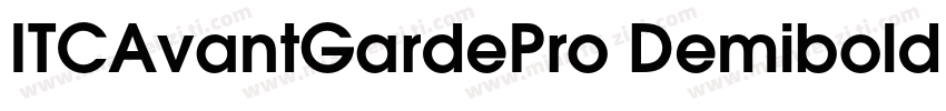 ITCAvantGardePro Demibold字体转换